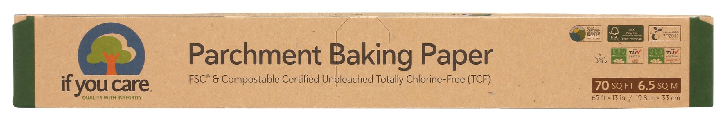 If You Care Parchment Baking Paper, 70 sq ft