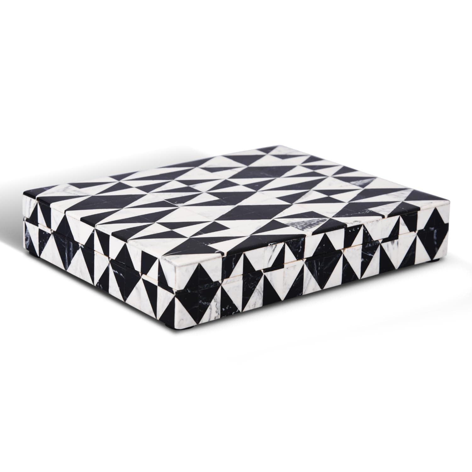 Handicrafts Home Decorative Box 8x6 – Photo Storage Box, Jewelry Organizer, Modern Decorative Storage Box with Lid, Bohemian Table Décor, Vintage Keepsake Box for Shelf or Coffee Table Décor