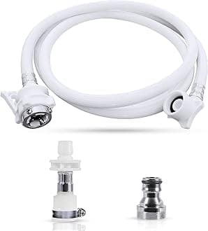 Washing Machine Water Inlet Hose, (Burst Proof) Water Connection Inlet Supply Lines,Accessories For Portable Washing Machine