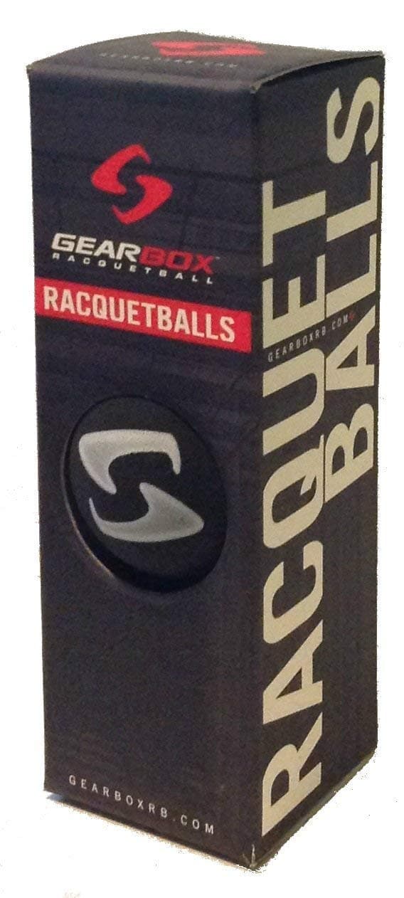 GearboxRacquetballs - 3 Ball Pack - Sleek Black