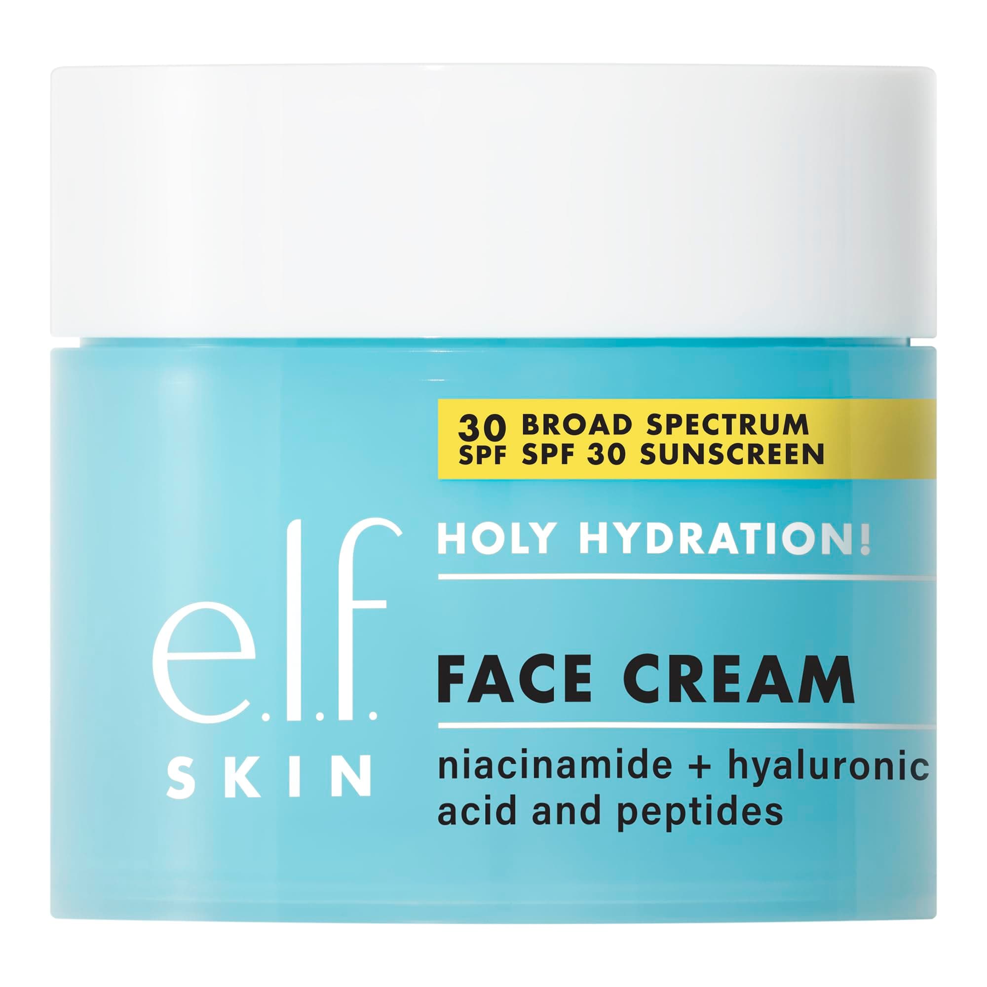 Holy Hydration! Face Cream, Broad Spectrum SPF 30 Sunscreen, Moisturizes & Softens Skin, Quick-Absorbing & Ultra-Hydrating, 1.7 Oz