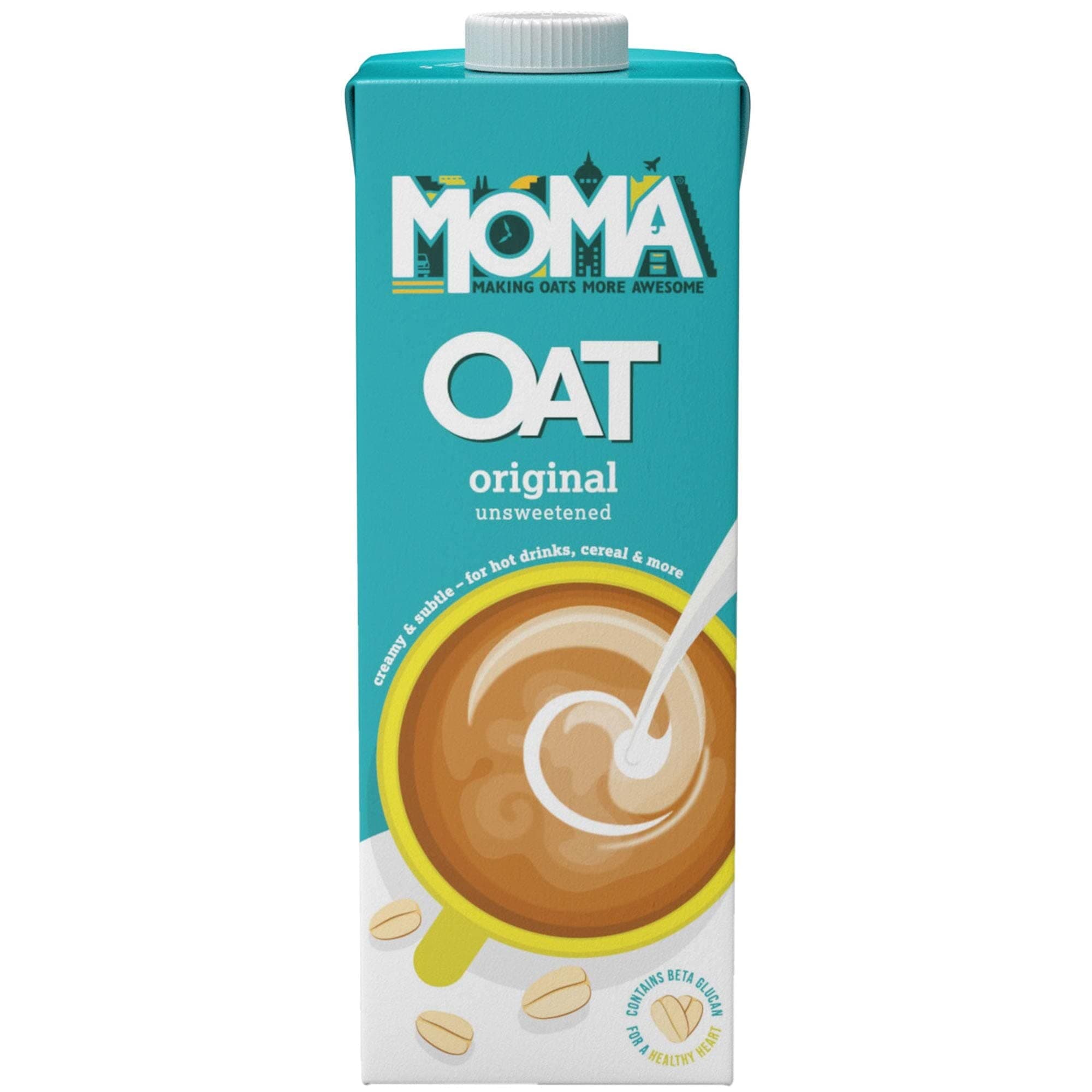 Moma Original Unsweetened Oat Milk - 6x1ltr