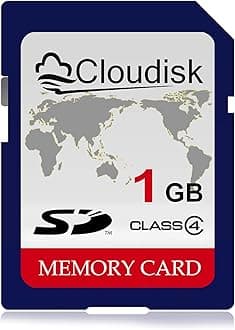 1GB SD Memory Card Class 4 - for Older Digital Cameras, GPS Units, Printers, Audio Devices and Car Dash Cameras