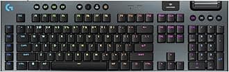 Logitech G915 X Lightspeed Wireless Mechanical Gaming Keyboard, Double-Shot PBT Keycaps, Fully Programmable Keys, RGB Backlit Mac/PC Gaming Keyboards, Aluminum Finish, GL Tactile Switches, Black