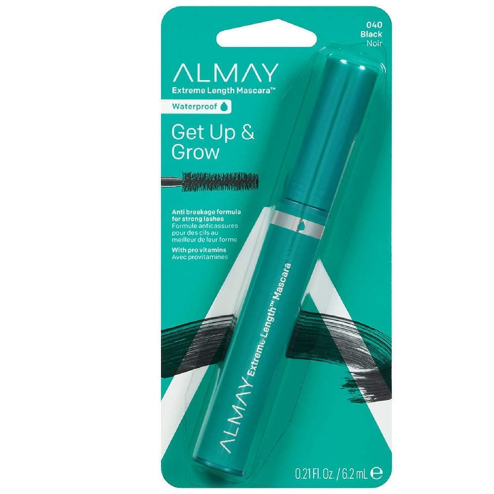 Almay One Coat Get Up and Grow Mascara, Black, 0.21-Ounce