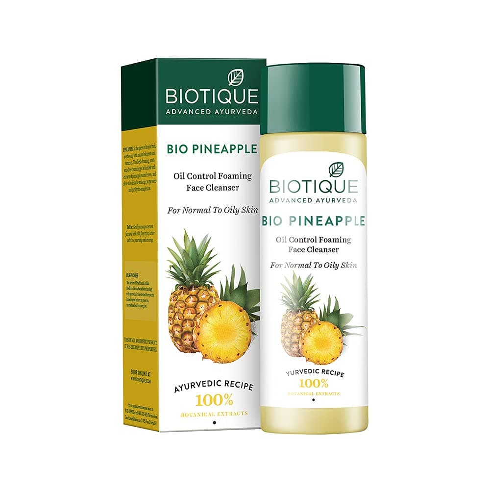 Biotique Pineapple Fruit Enzyme Cleanser (Combo/Oily Skin) 120 ml