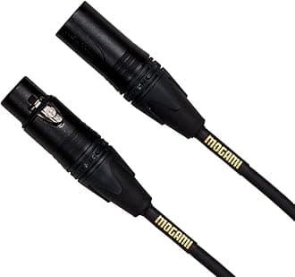 Mogami Gold Studio 03 XLR to XLR Quad Conductor Patch Cable 3 feet