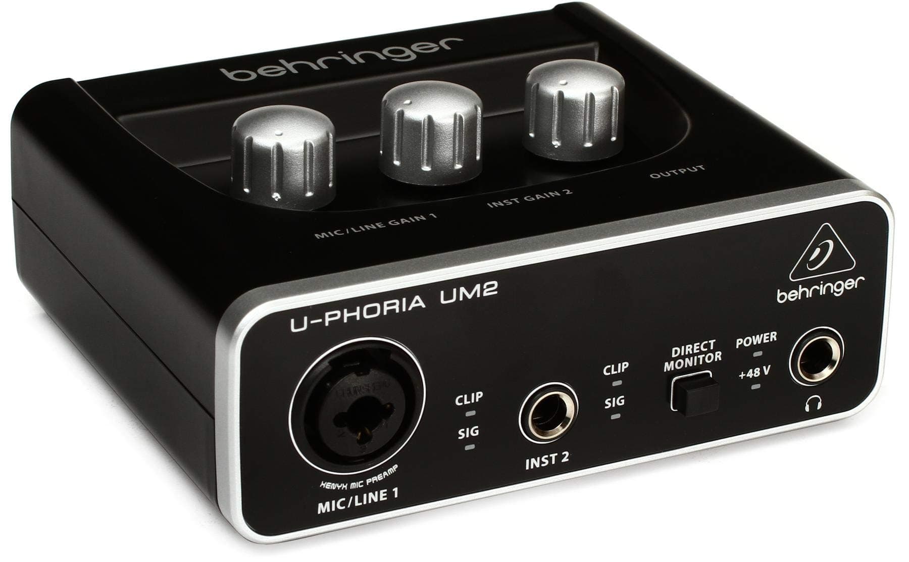 U-Phoria Um2 Audiophile 2X2 Usb Audio Interface With Xenyx Mic Preamplifier