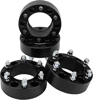 IRONTEK Forged 2in 6x139.7mm Wheel Spacers (M12x1.5 Studs, 106mm Hub Bore) Compitable for Toyota 2016-2023 Tacoma/ 1996-2024 4Runner/ 2001-2007 Sequoia 6x5.5 50mm Wheel Spacer Adapters