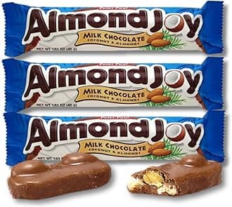 Classic Full Size Candy & Candy Bars - Gift Packs of 3 By Lyza's Sweets & Treats (Almond Joy)
