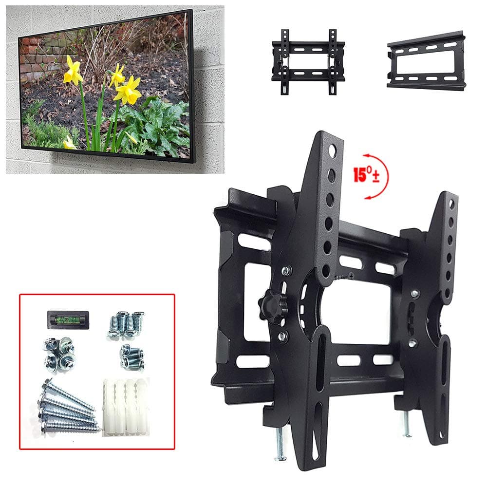 TAHA ® TV Wall Bracket Mount Mounting Tilt for 14" - 49" Inch LED LCD OLED Plasma TVs MAX VESA 200x200mm upto 40kg TV