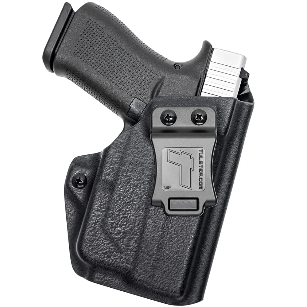 IWB Profile Kydex Holster in Right Hand fits: Glock 43 / 43X | TLR-6 Light-Bearing Inside The Waistband Appendix Concealed Carry