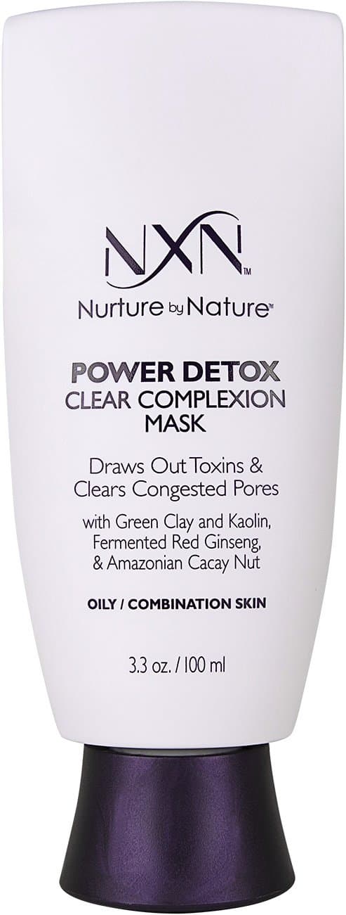 NxN Power Detox Clear Complexion Face Mask Detoxifying Clay Formula Natural Formula for Oily/Combination Skin, 3.3 Fl Oz…