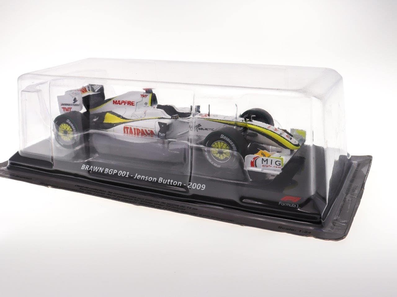 OPO 10 - Formula 1 car 1/24 Compatible with Brawn GP 01 - Jenson Button - 2009 - OR034