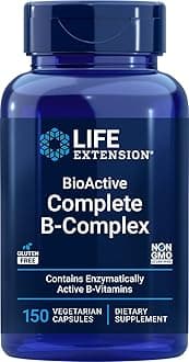 Life Extension BioActive Complete B-Complex, 150 Vegetarian Capsules