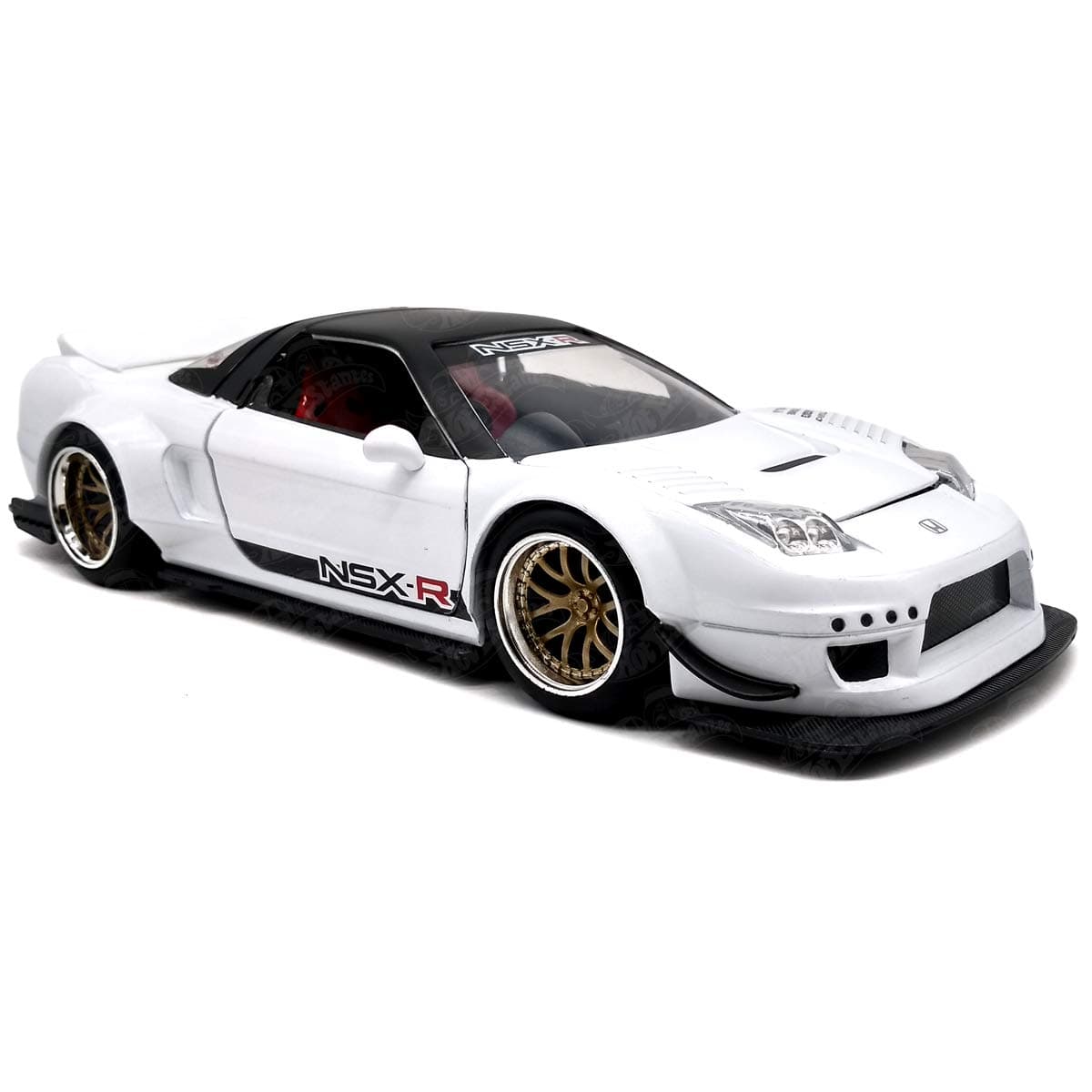JADA 1:24 SCALE DIECAST MODEL NSX TYPR-R - METALS - JDM TUNERS - 2002 HONDA NSX TRPE-R JAPAN SPEC WIDEBODY (OPENING FEATURES)