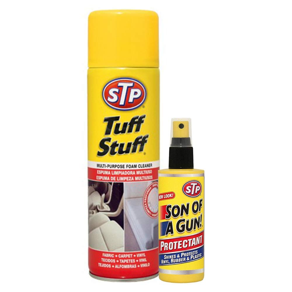 STPTUFF STUFF Multi- Purpose Foam Cleaner-No Brush Cap + Son Of A Gun PROTECTANT 4 oz- Bundle (Pack Of 2), 5029343434100