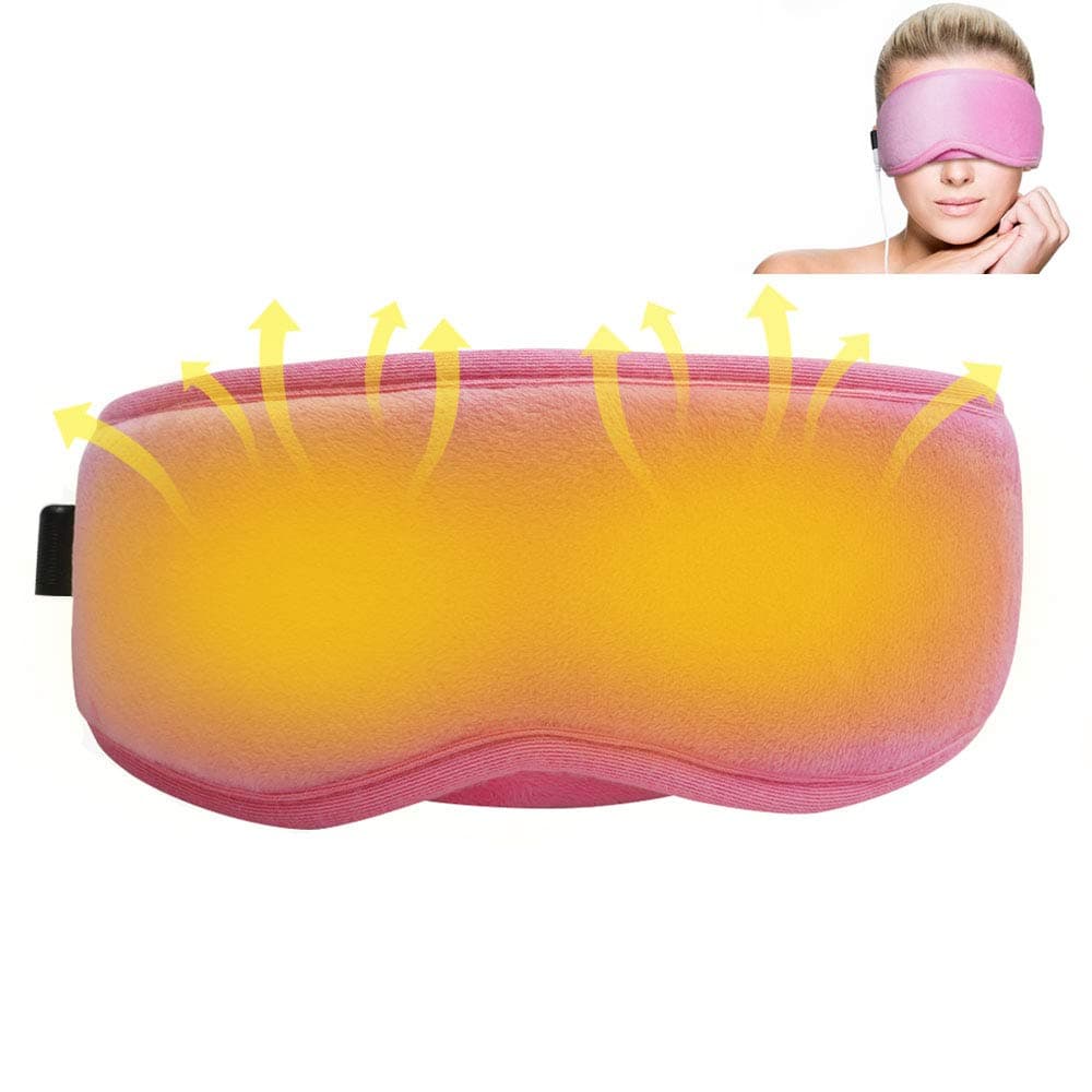 ARRISHOBBY Heating Pad for Eye/Heated Eye Mask Electric USB Powered Eye Mask 5 Temperature,6 Timing Setting