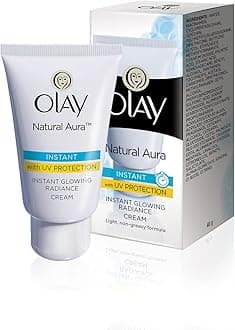 Olay Natural White Light Instant Glowing Fairness Cream, 40G