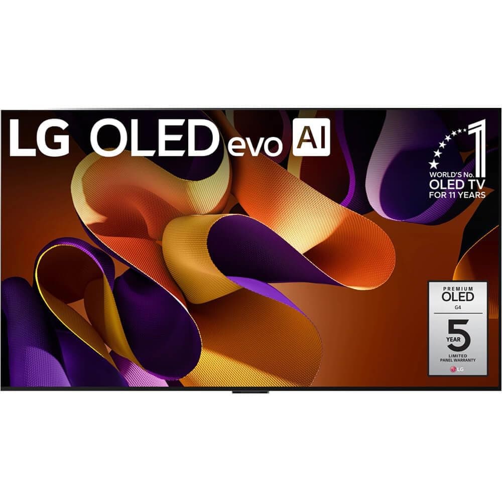 LG (Refurbished 83-Inch Class OLED evo G4 Series Smart TV 4K Processor Flat Screen with Magic Remote AI-Powered with Alexa Built-in (OLED83G4WUA, 2024) (Renewed)