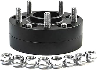JTP Compatible with Ford Focus,ST,RS,SE,Mondeo,Kuga,Puma(2004-2023) MK2,MK3,Fusion,Bronco Sport, Compatible with Jaguar F Type,XK,XF,XJ Wheel Spacer 2pcs 15mm Safe Hot Forging Wheel Spacer 5x108