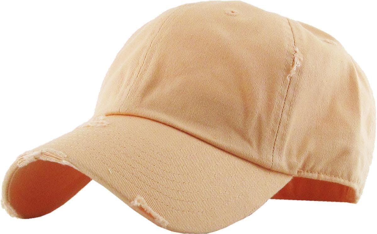 Vintage Washed Distressed Cotton Dad Hat Baseball Cap Adjustable Polo Trucker Unisex Style Headwear