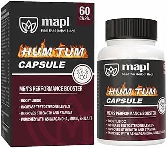 MAPL HumTum Capsule | Men's Performance Capsule | With Shilajit, Ashwagandha, Musli, Kauch Beej |