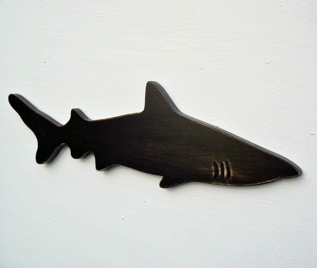 Wood Shark Black or Pick Your Color