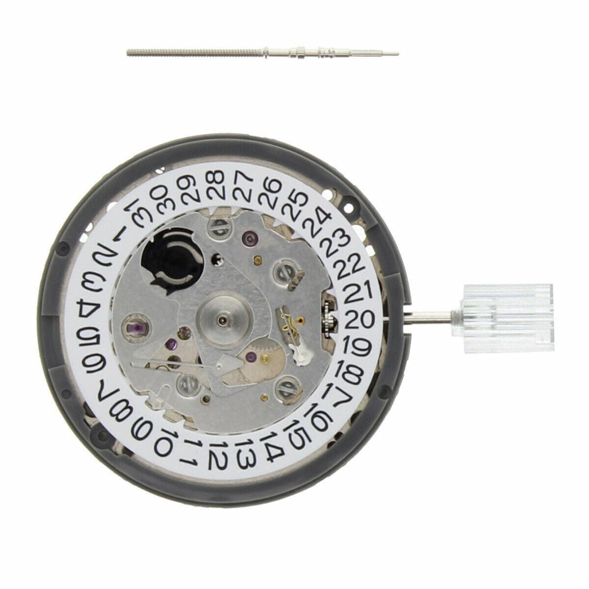 Sko (SII) NH35 / NH35A Automatic Movement Date 3 White Dial Calendar for Seiko