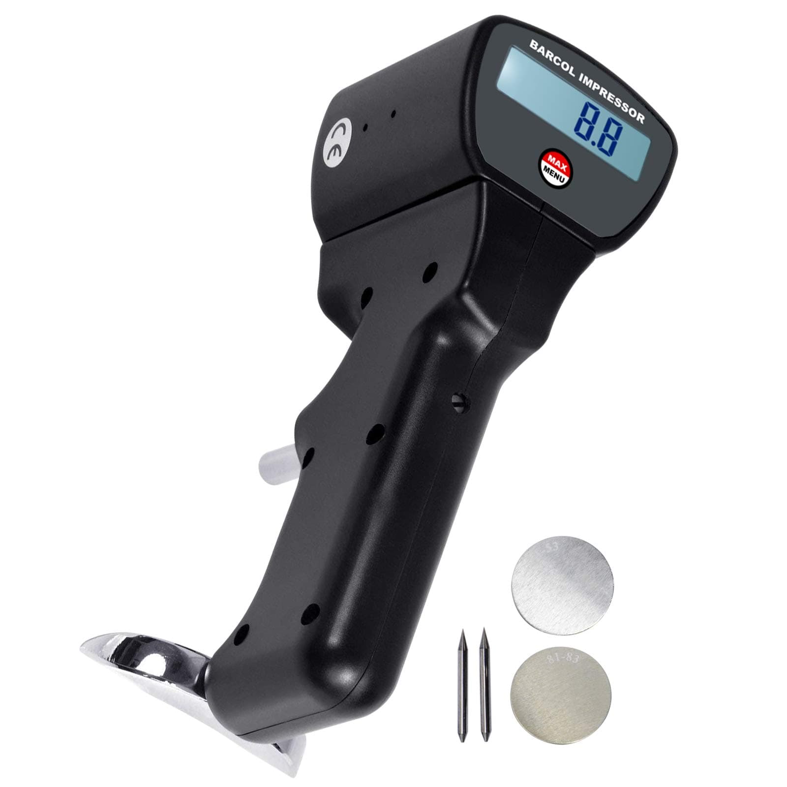 Digital Hardness Tester Meter 0~100 HBa Indentation Brinell 25~150HB for Aluminum Glass Steel Industry with Bluetooth Data Transmission Function