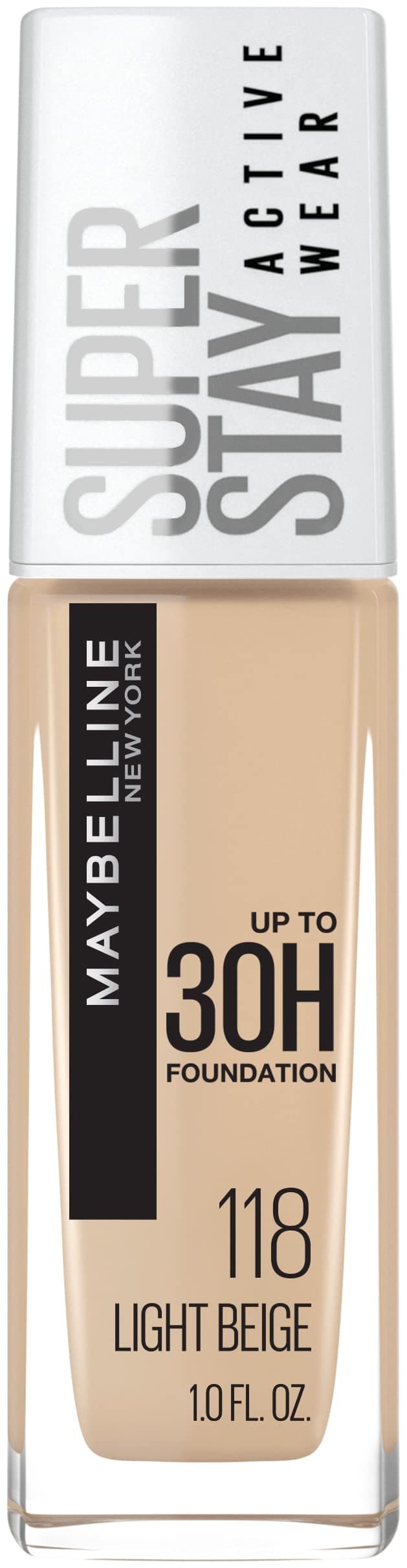 MAYBELLINE - Super Stay Full Coverage Liquid Foundation Light Beige - 1 fl oz (30 ml)