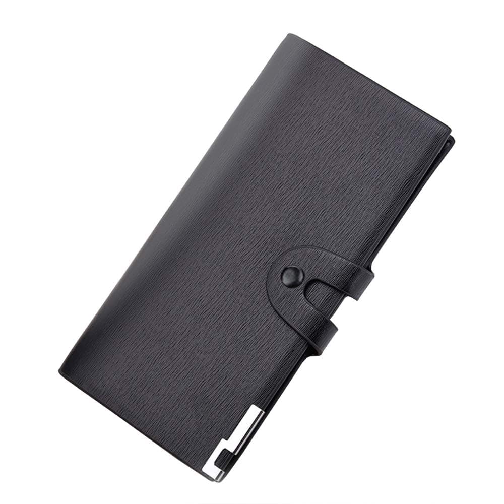 TLZR Data line organizer Money Clips Cable Wrap Holder Canvas Pouch Wire Organizer Picnic Box Stitching Leather Wallet Coin Pouch black