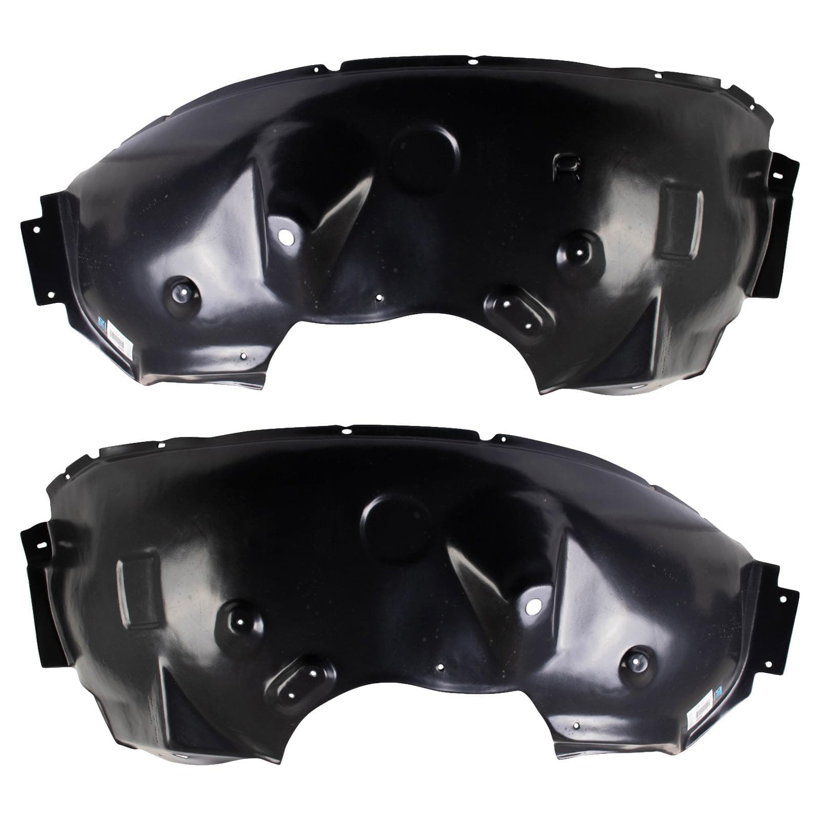 TRQ Inner Fender Liner Set Compatible with 2008-2010 Ford F-250 Super Duty F-350 Super Duty FO1248147 FO1249135