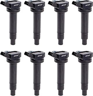 MAS Set of 8 Ignition Coils Pack Compatible with Toyota Lexus 4Runner Tundra Land Cruiser Sequoia GS430 GX470 LS430 LX470 LX570 SC430 4.3L 4.7L 5.7L V8 fit for C1173 UF230 UF493 5C1196