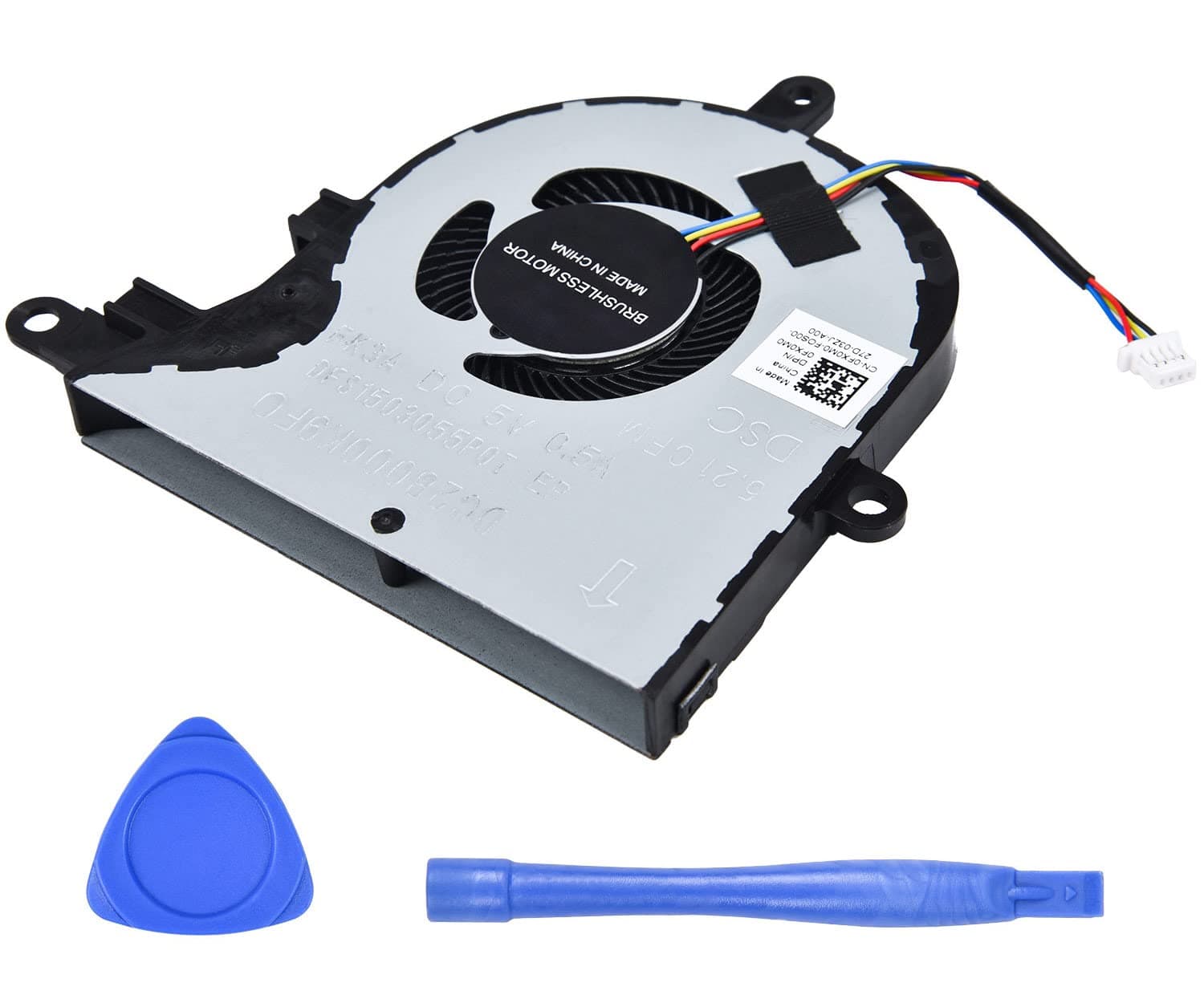 Replacement CPU Cooling Fan for Dell Inspiron 17 5770 5775 3780 3781 3790 3793 / Inspiron 15 5570 5575 / Latitude 3590 L3590 E3590 / Vostro 3580 3590 3591 3593 Series 0FX0M0 DC28000K9D0 DFS1503055P0T