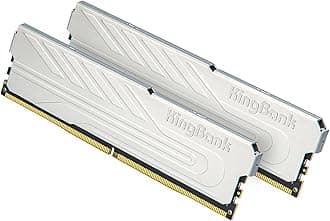 Computer Desktop Memory Ram DDR4 64GB(2x32GB) 3200MHZ CL16 1.35V XMP2.0 Overclocking with Heatsink for PC Gaming/Office/PS,Silver