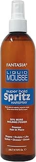 Fantasia Liquid Mousse Spritz Hair Spray Super Hold 10 Fl Oz (Pack of 1)
