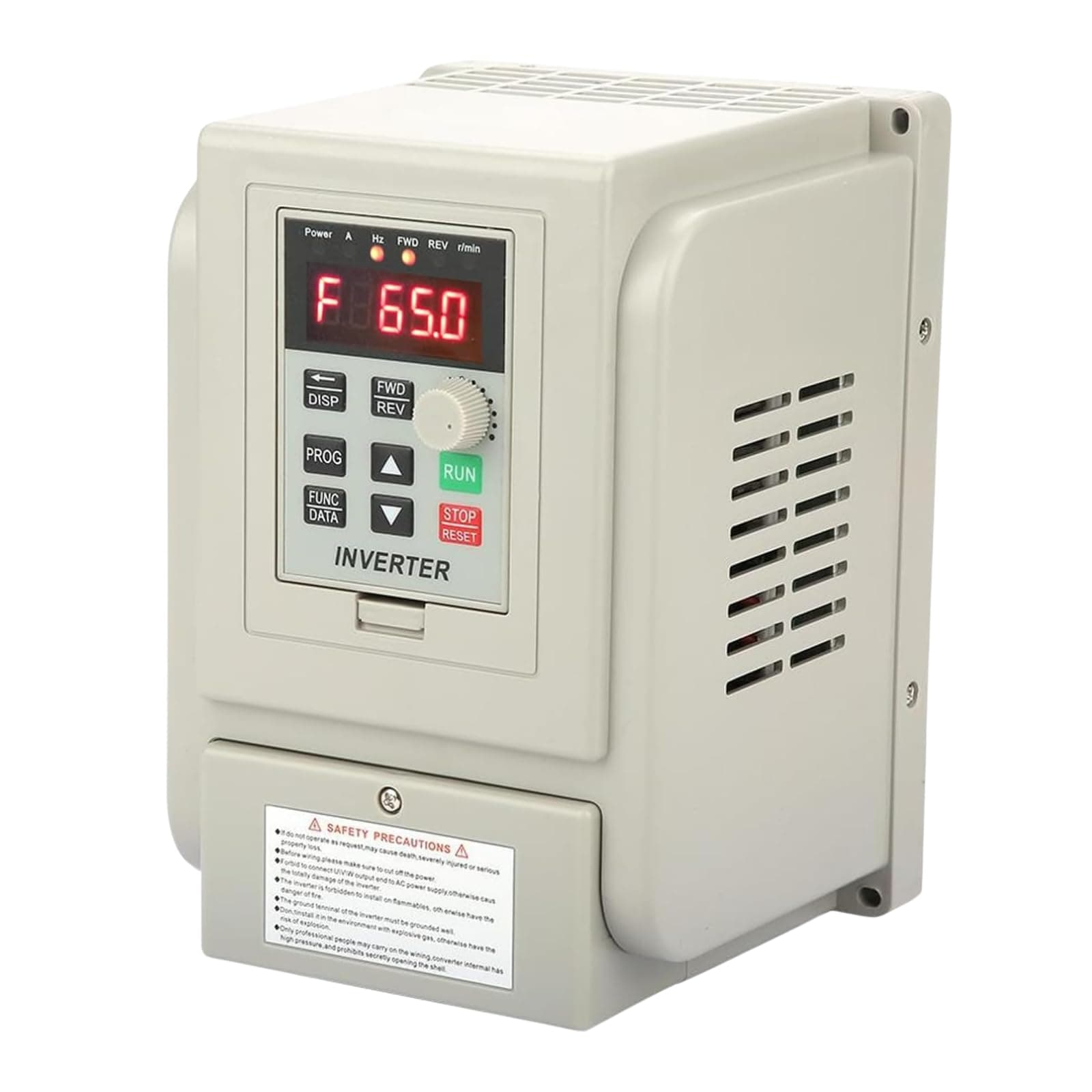 Variable Frequency Drive 2.2KW 220VAC Single-phase Variable Frequency Drive VFD Speed Controller for 3 Phase 2.2kW AC Motor