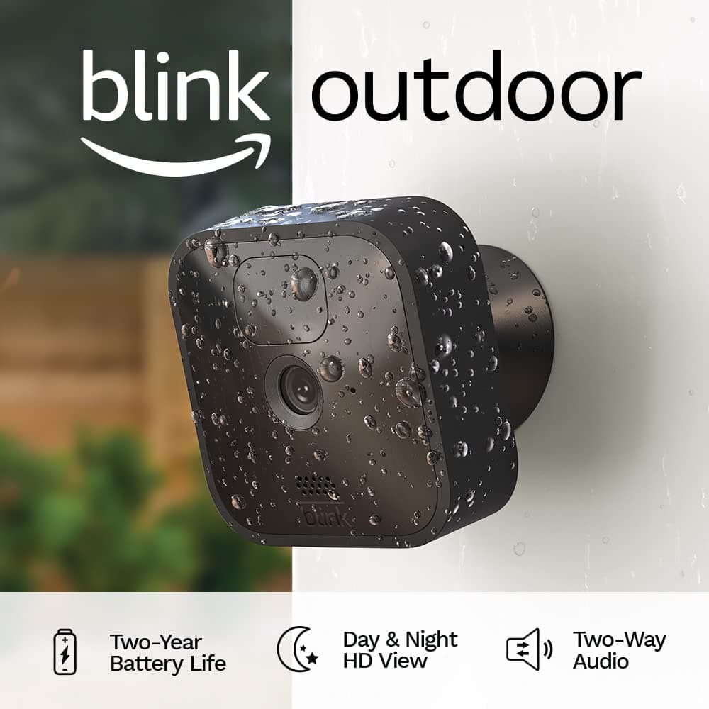 Blink Outdoor (3rd Gen) – wireless, weather-resistant HD security camera with two-year battery life and motion detection, set up in minutes – 5 camera system