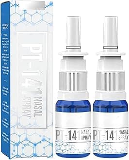 2PCS Pt 141 Peptide Nasal Spray,Pt-141 Peptide Nasal Spray for Men,B-ee Ven-om Sprays Relief,Long-Lasting Natural Barrier Designed to Help Male Health,Instant Action,Male Daily Use(2 * 20ml)