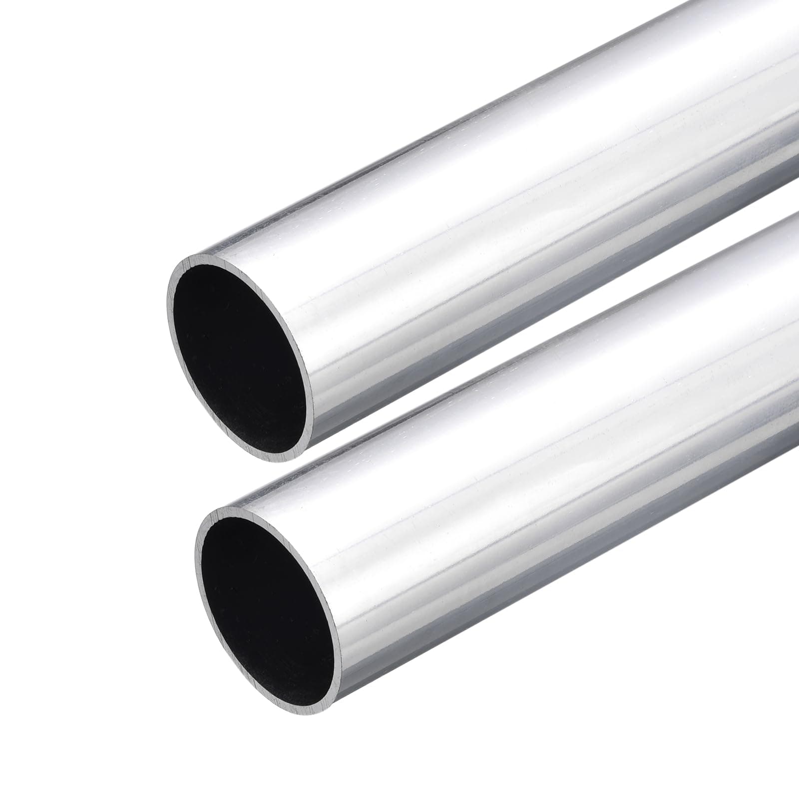 DMiotech 2Pack (32mm OD x 29mm ID) 6063 Aluminum Round Tube 300mm Length Industry Metal Tubing for Machinery Frame Construction DIY Projects
