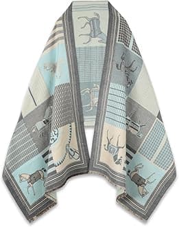 Scarfs for Women Pashmina Silky Shawl Wrap for Evening Dressing Blanket Open Front Poncho Cape