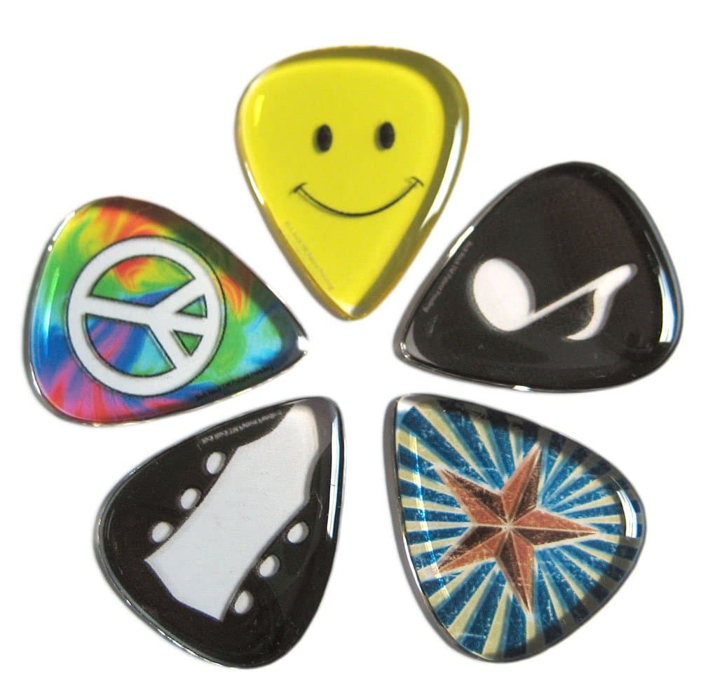 Rick Rock RGP1-8 Guitar Picks, Assort #3