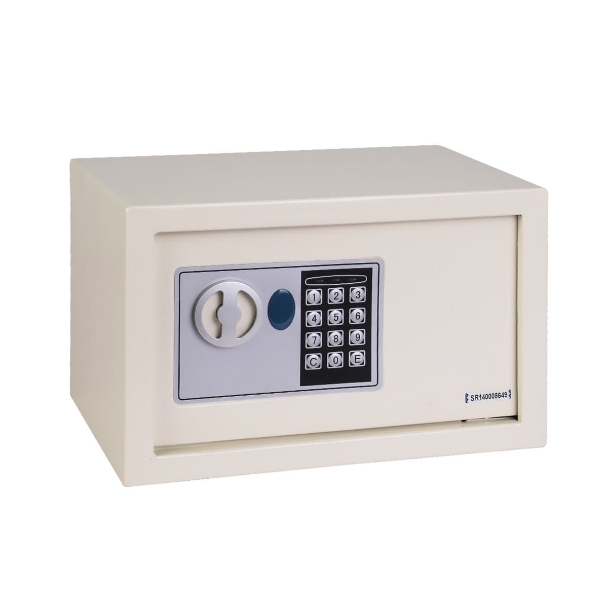 Giantex 12.5" Electronic Digital Lock Keypad Cash Safe Box White
