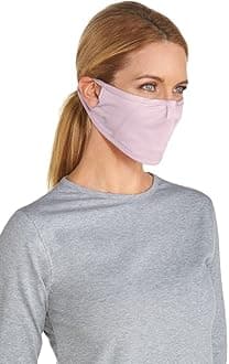 UPF 50+ Unisex UV Mask - Sun Protective (Large/X-Large- Dusty Mauve)