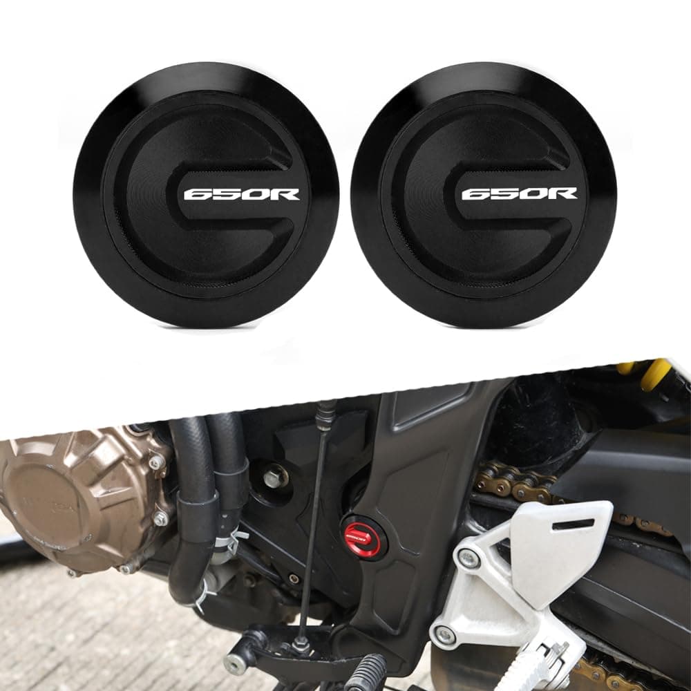 Motorcycle 2022 CB650 R Swingarm Frame Hole Caps Cover Plug Decorative Frame Cap for CB650R 2019-2022 CB 650R Accessories 2021 CB650R Accessories 2022 BK