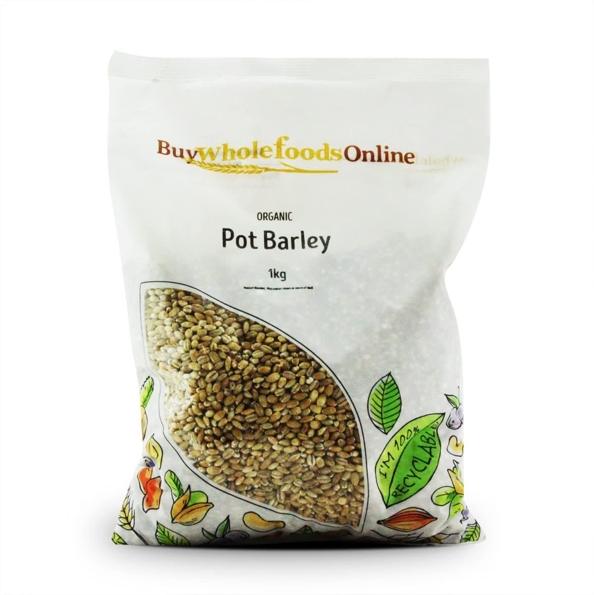 Organic Pot Barley 1kg (BWFO)