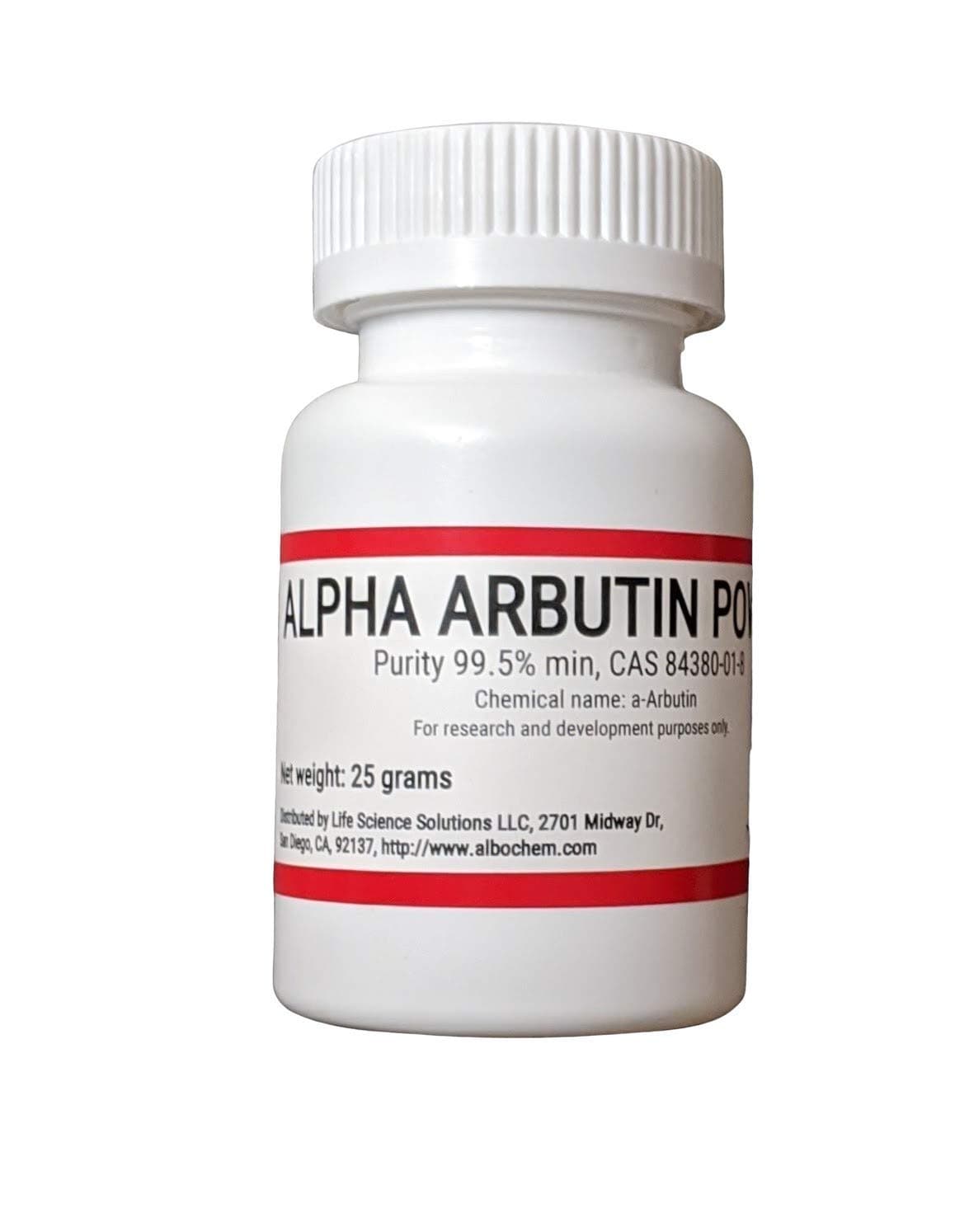 Pure Alpha-Arbutin Powder, 25 grams
