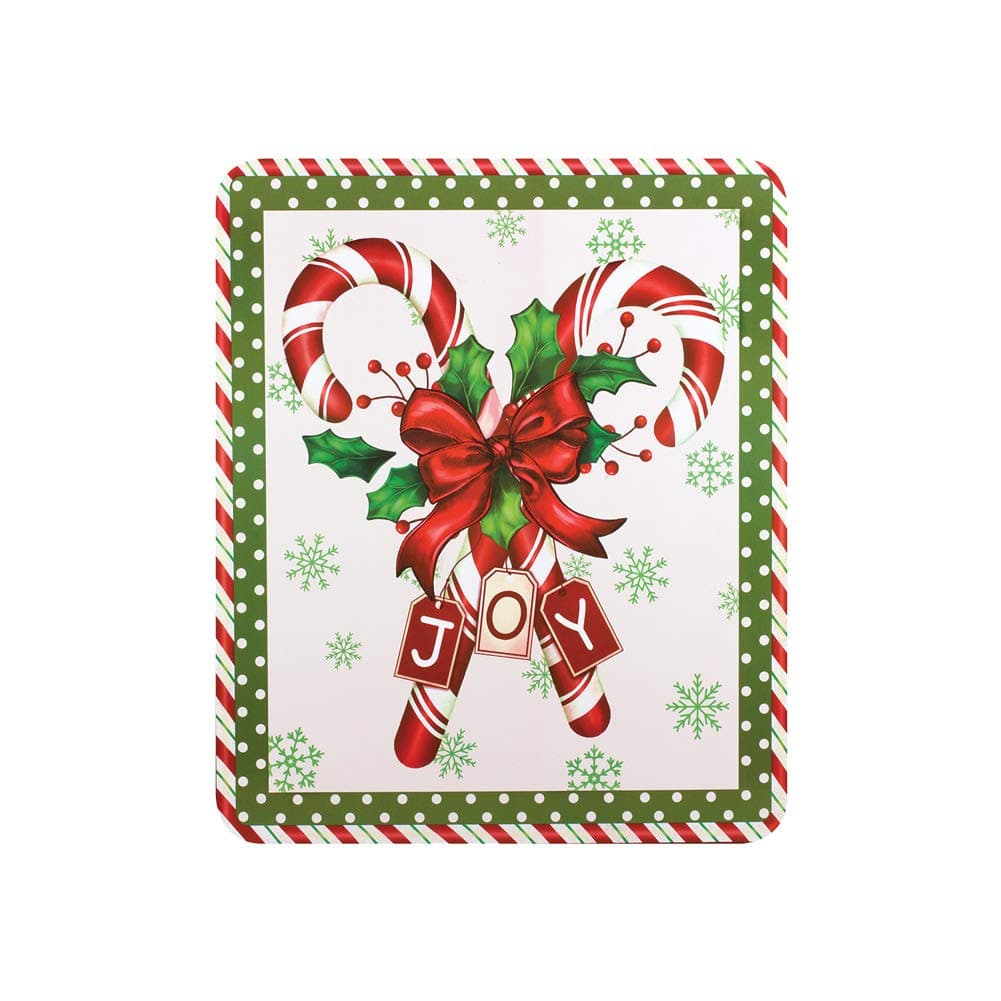 Collections Etc Christmas Kitchen Candy Cane Dishwasher Magnet Cover