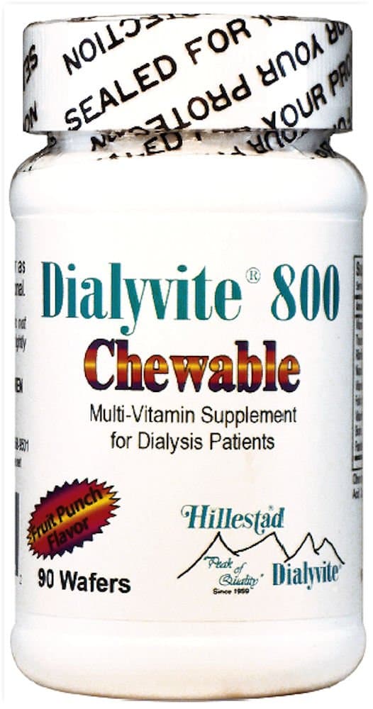 Dialyvite800 Chewable - 90 Wafers (Renal Supplement)